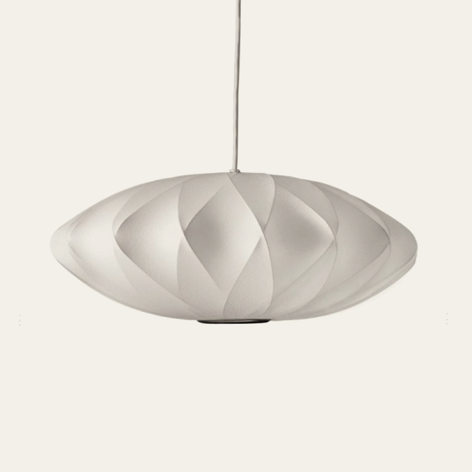 Nelson Saucer Crisscross Bubble Pendant