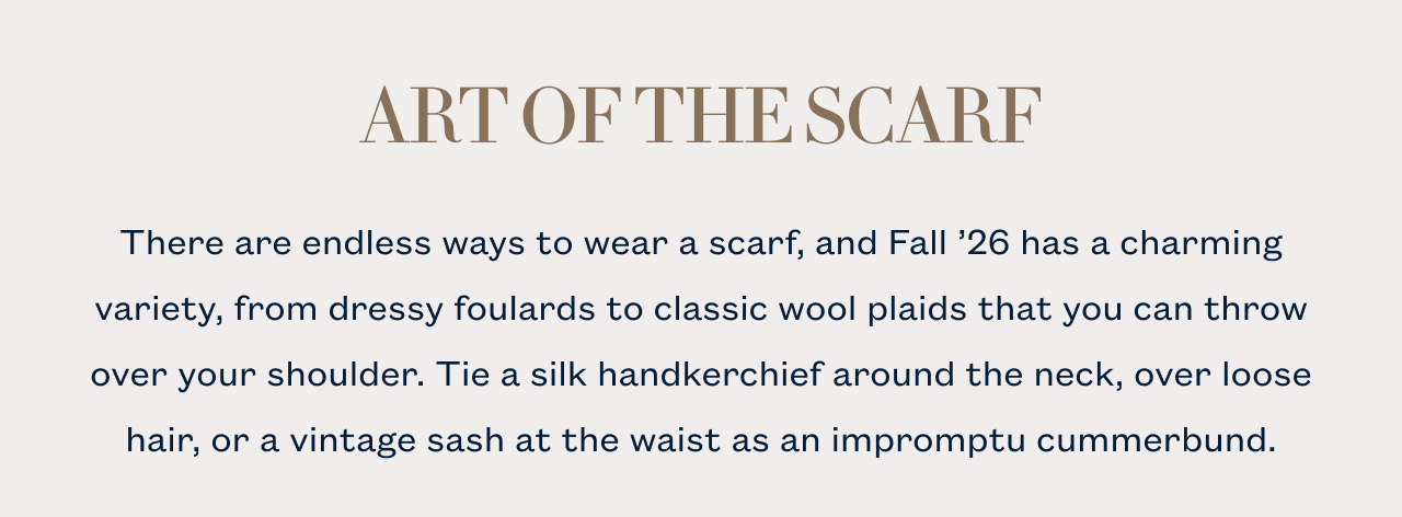 ART OF THE SCARF