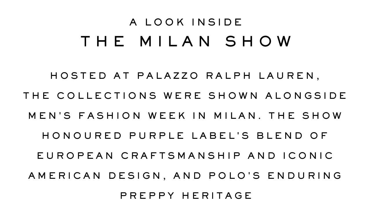 A LOOK INSIDE THE MILAN SHOW