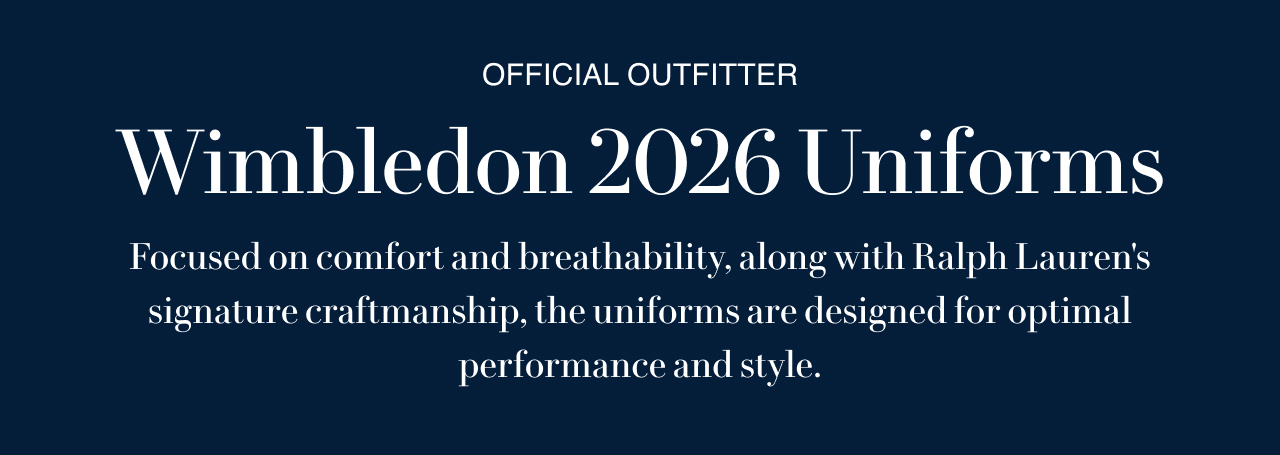 Wimbledon 2026 Uniforms