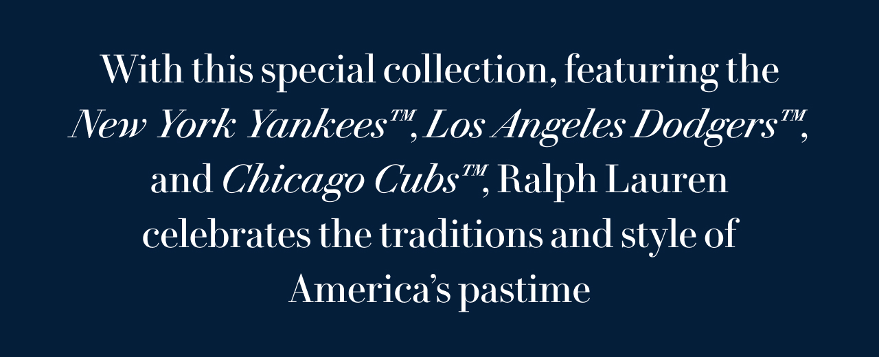 Ralph Lauren x MLB Collection