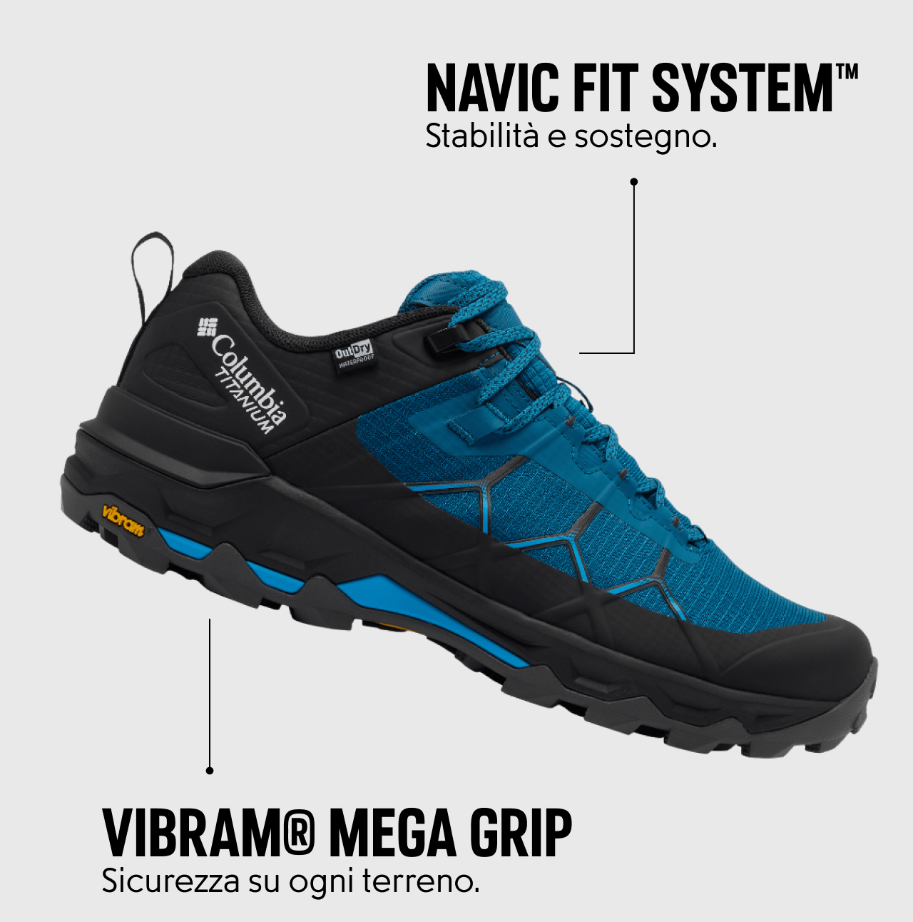 Navic Fit System™ Vibram® Mega Grip