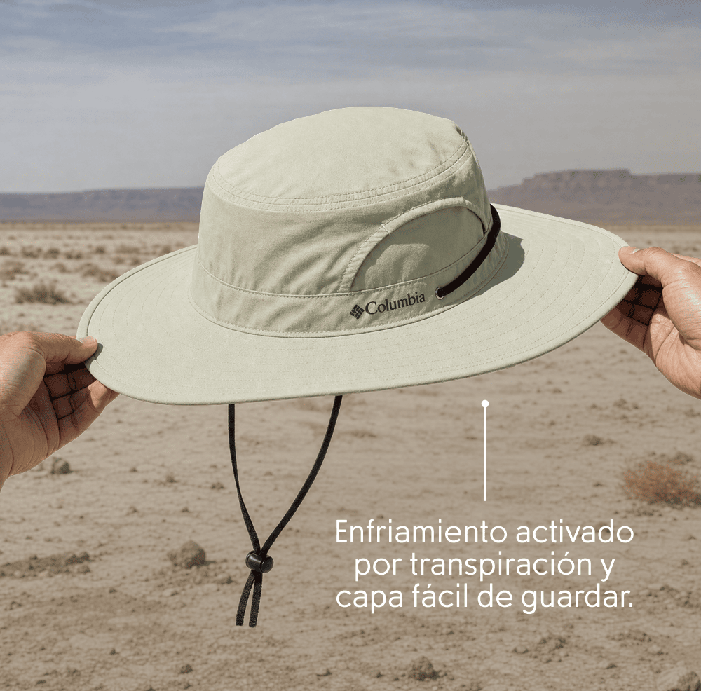 Enfriamiento activado por transpiración y capa fácil de guardar.
