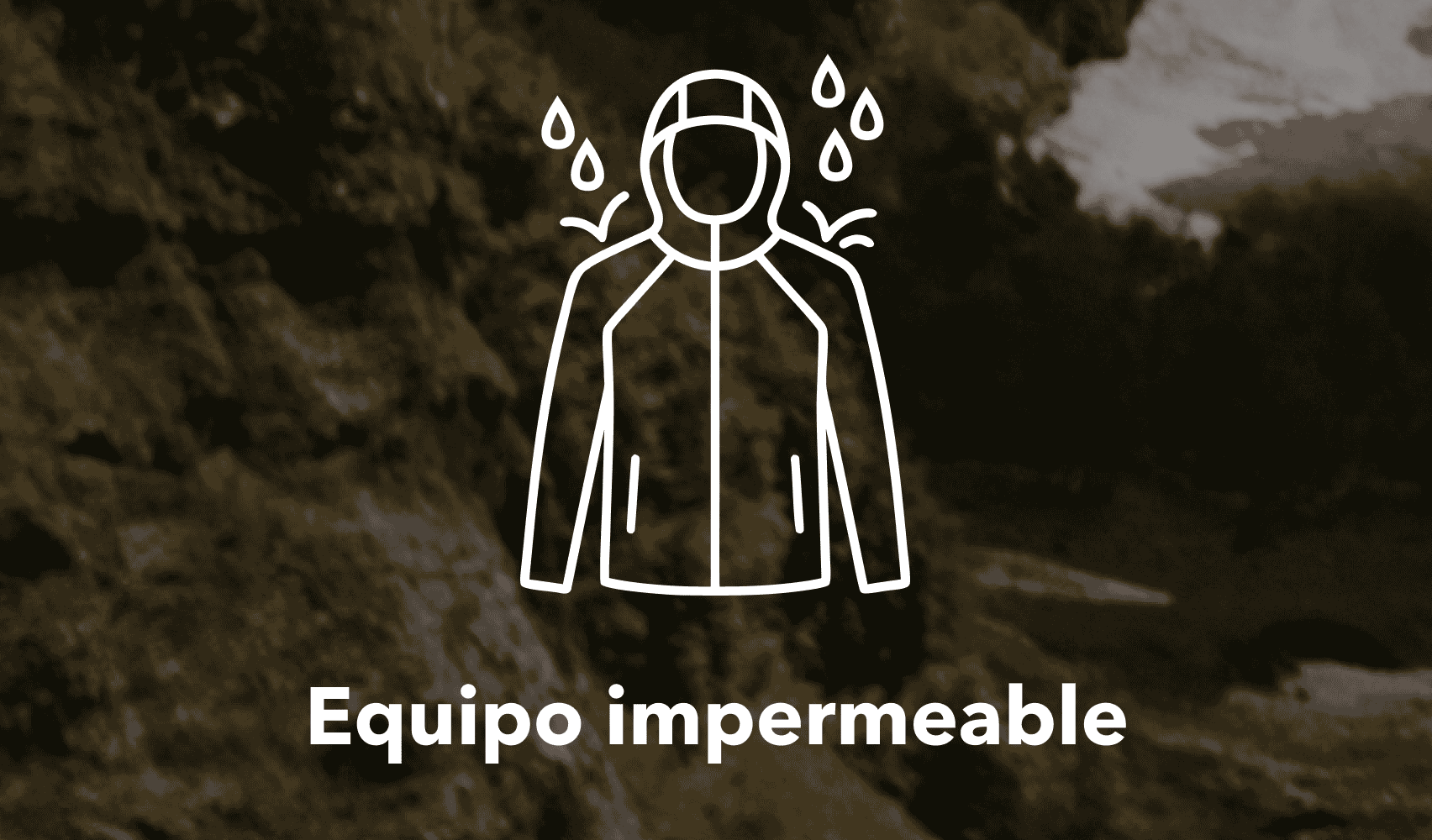 Equipo impermeable