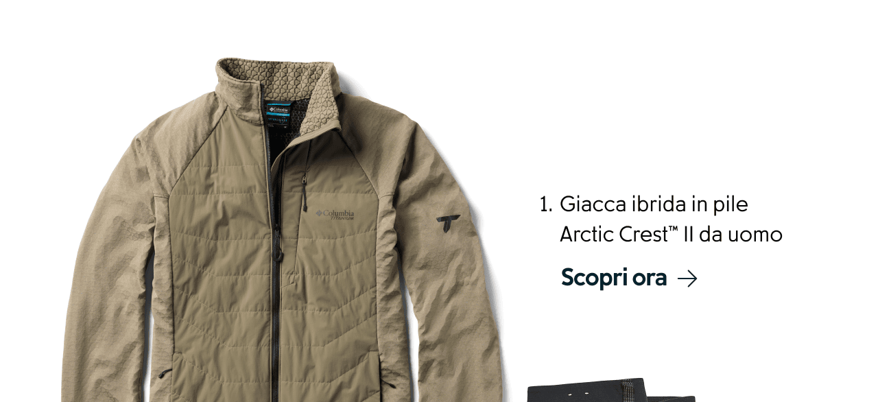 Giacca ibrida in pile Arctic Crest™ II da uomo