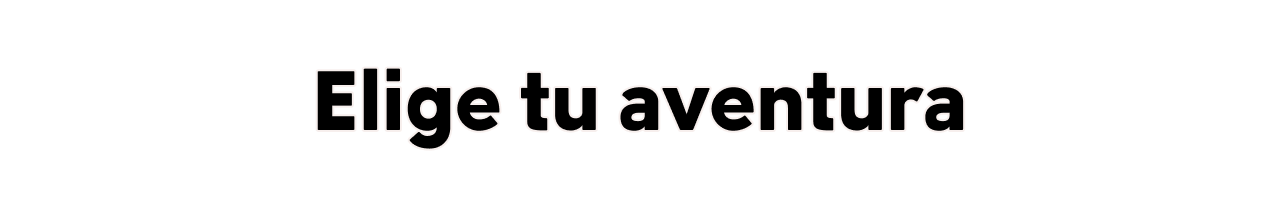 Elige tu aventura