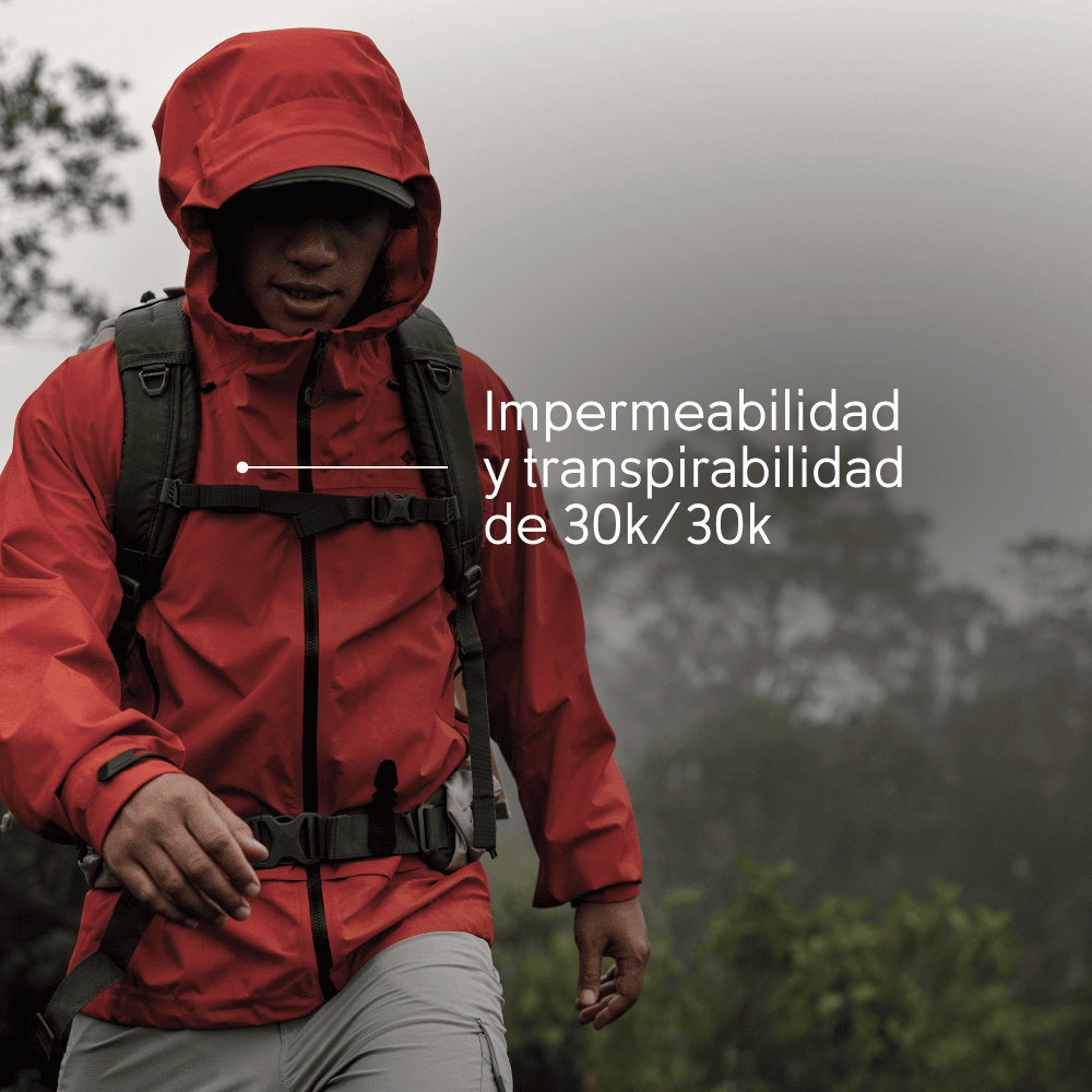 Chaqueta impermeable Saudan Pro™ 3L para hombre