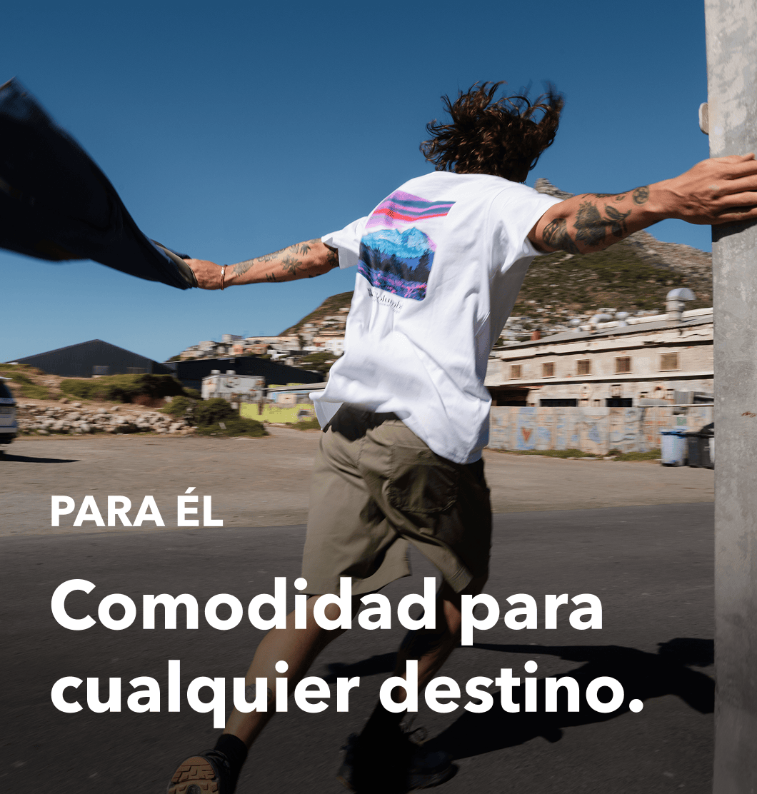 PARA ÉL: comodidad para cualquier destino.
