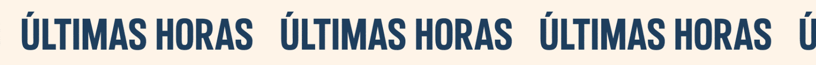ÚLTIMAS HORAS