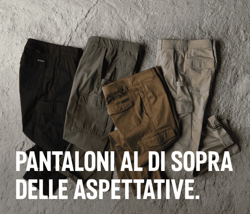 Pantaloni al di sopra delle aspettative.