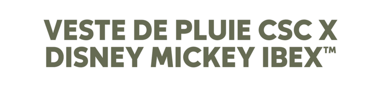 VESTE DE PLUIE CSC X DISNEY MICKEY IBEX™