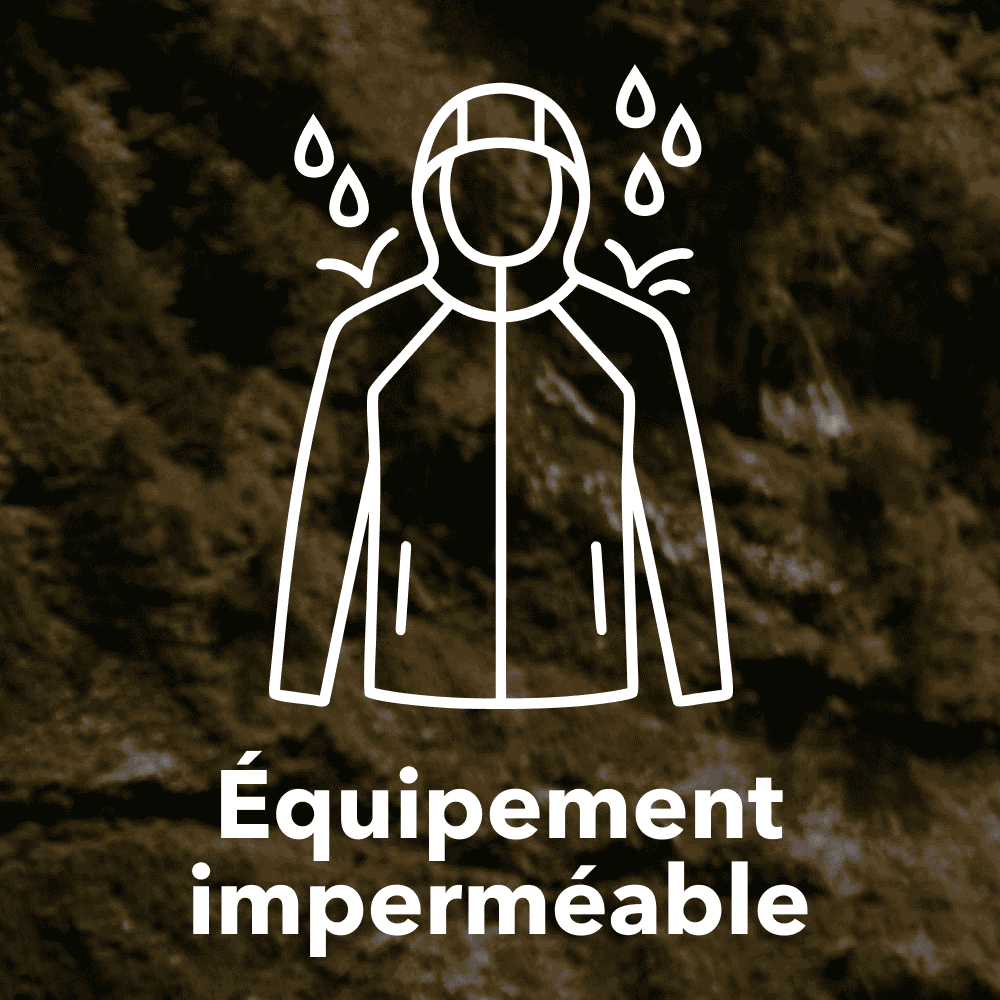 Équipement imperméable