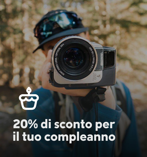 20% di sconto per il tuo compleanno