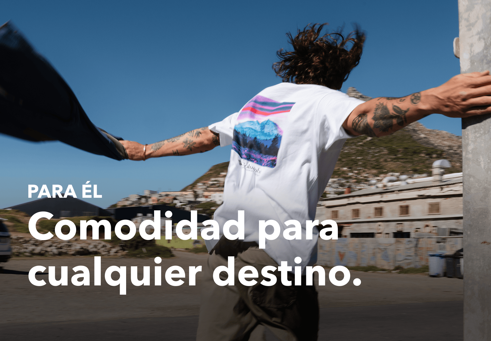 PARA ÉL: comodidad para cualquier destino.