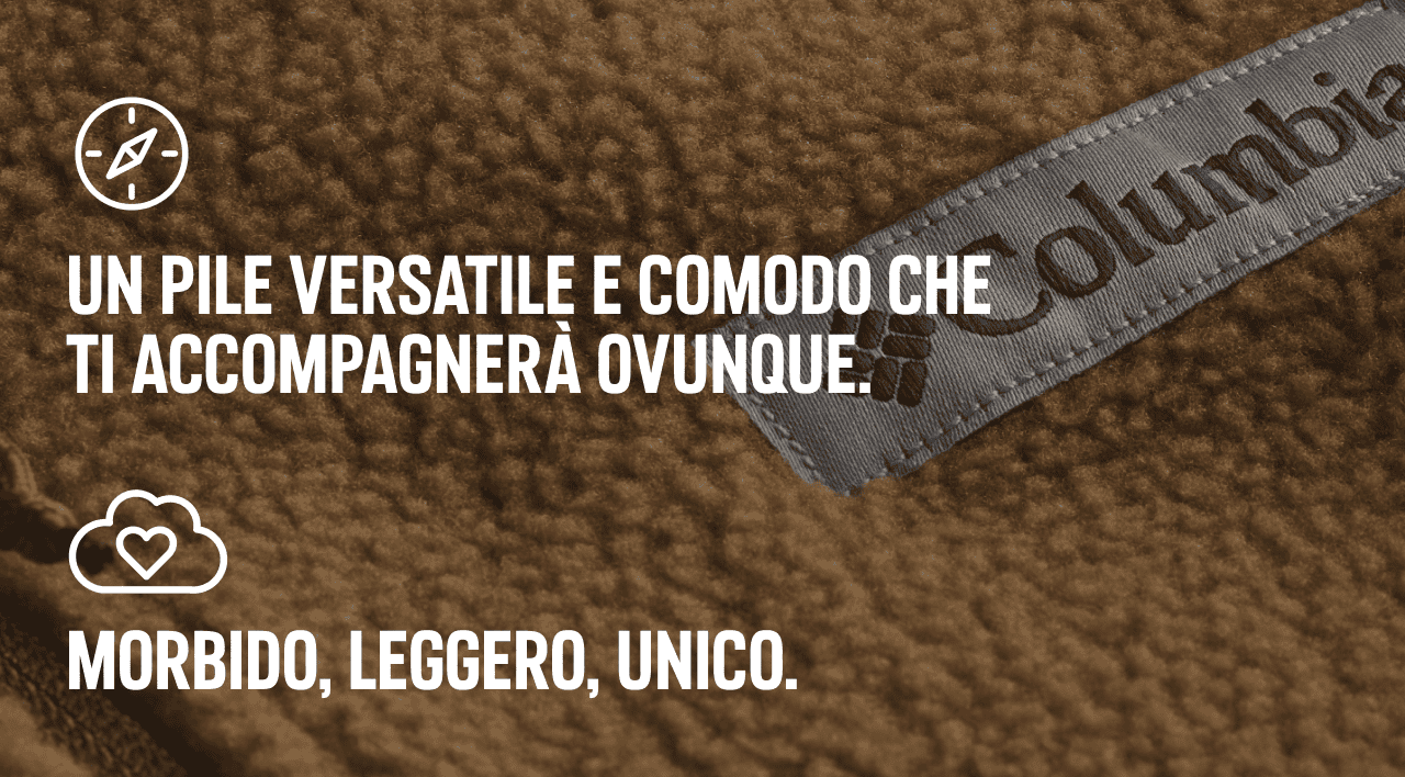 UN PILE VERSATILE E COMODO CHE TI ACCOMPAGNERÀ OVUNQUE. MORBIDO, LEGGERO, UNICO.