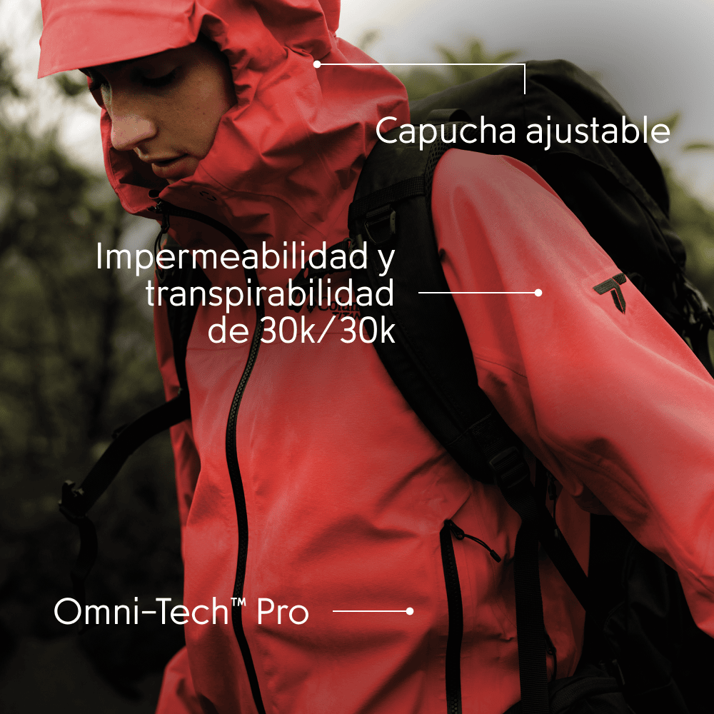 Chaqueta impermeable Saudan Pro™ 3L para mujer