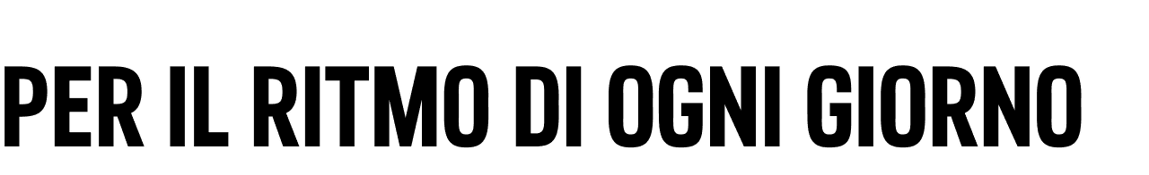 Per il ritmo di ogni giorno