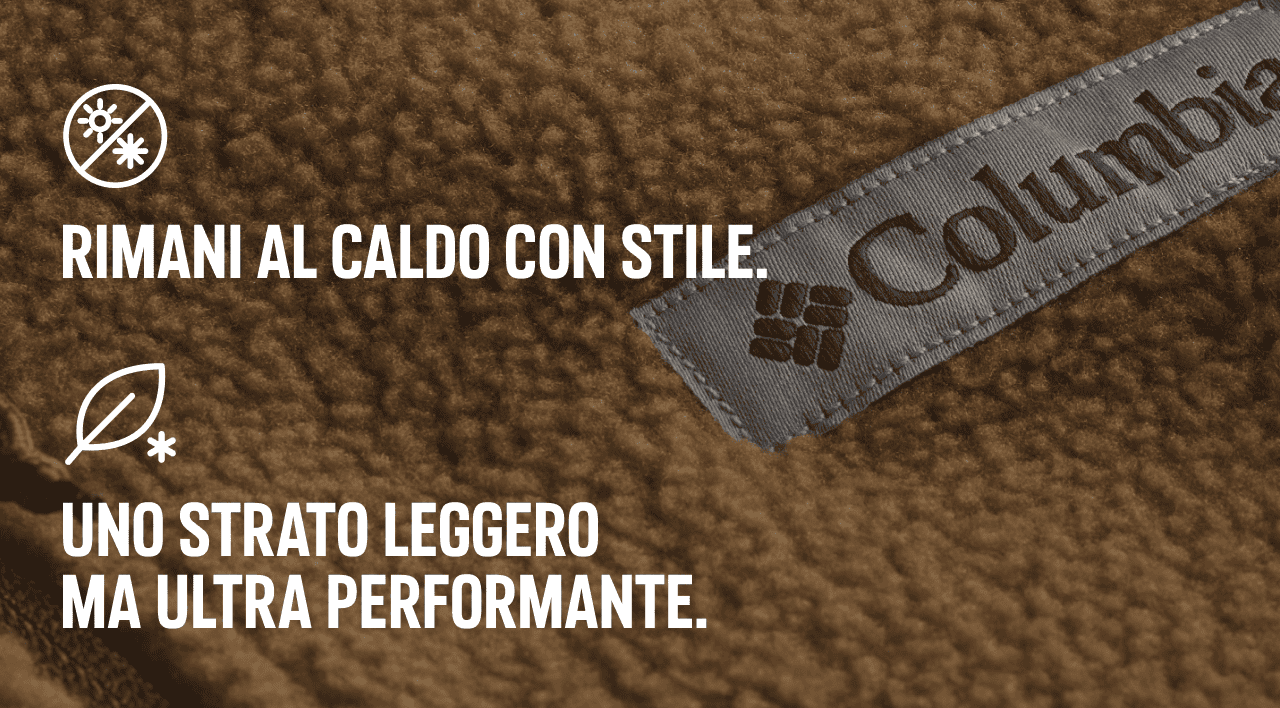 RIMANI AL CALDO CON STILE. UNO STRATO LEGGERO MA ULTRA PERFORMANTE.
